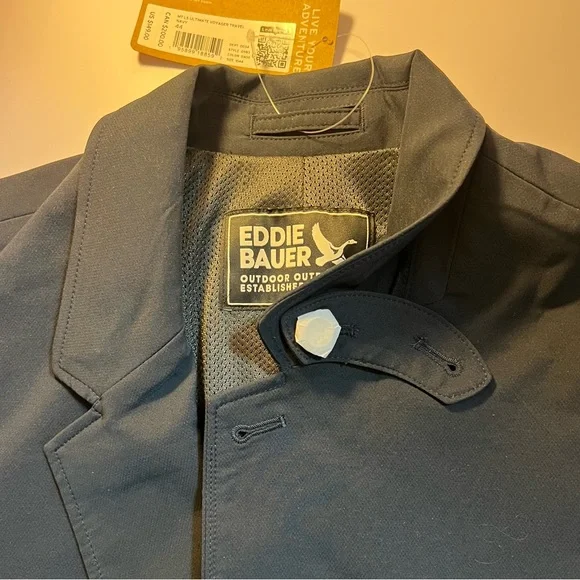 🆕Eddie Bauer Men’s Ultimate Voyager Travel Blazer – Size 44 - Picture 5 of 16